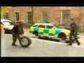 Policija in počena guma